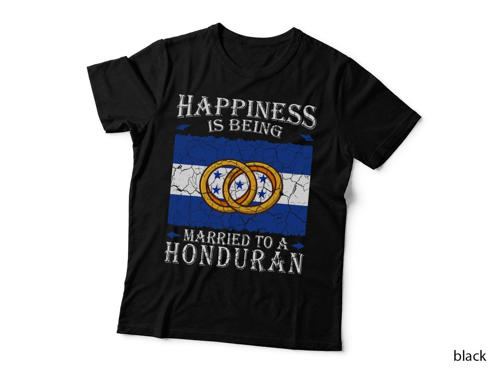 Honduran Marriage Honduras Married Heritage Flag Culture T-Shirt
