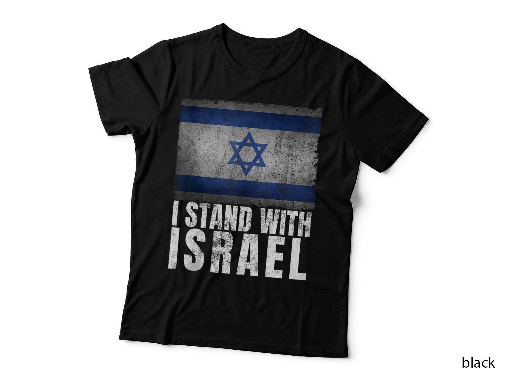 I Stand with Israel Shirt Jewish Gifts Heritage Israeli Flag, Pride Gift T-Shirt