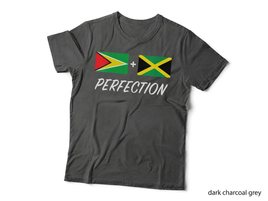 Jamaican Guyanese Flag Heritage Jamaica Guyana, Healthcare Gift T-Shirt
