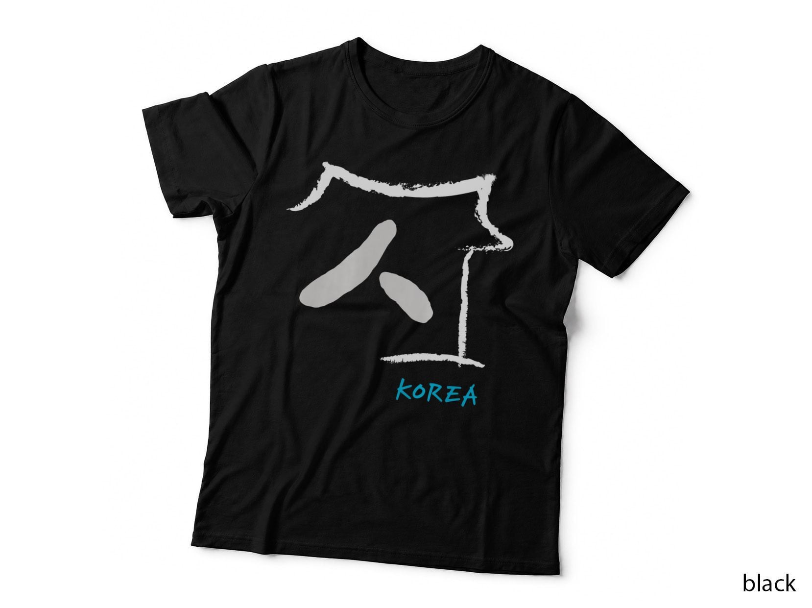 Korea K-Culture Hangul Consonant Design, Graphic T-Shirt