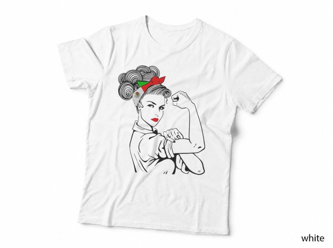 Mexican Girl Unbreakable Heritage Mexico Flag Gift T-Shirt