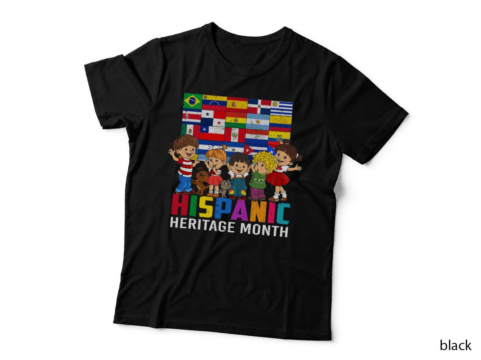 National Hispanic Heritage Month for Kids Boys Girls T-Shirt