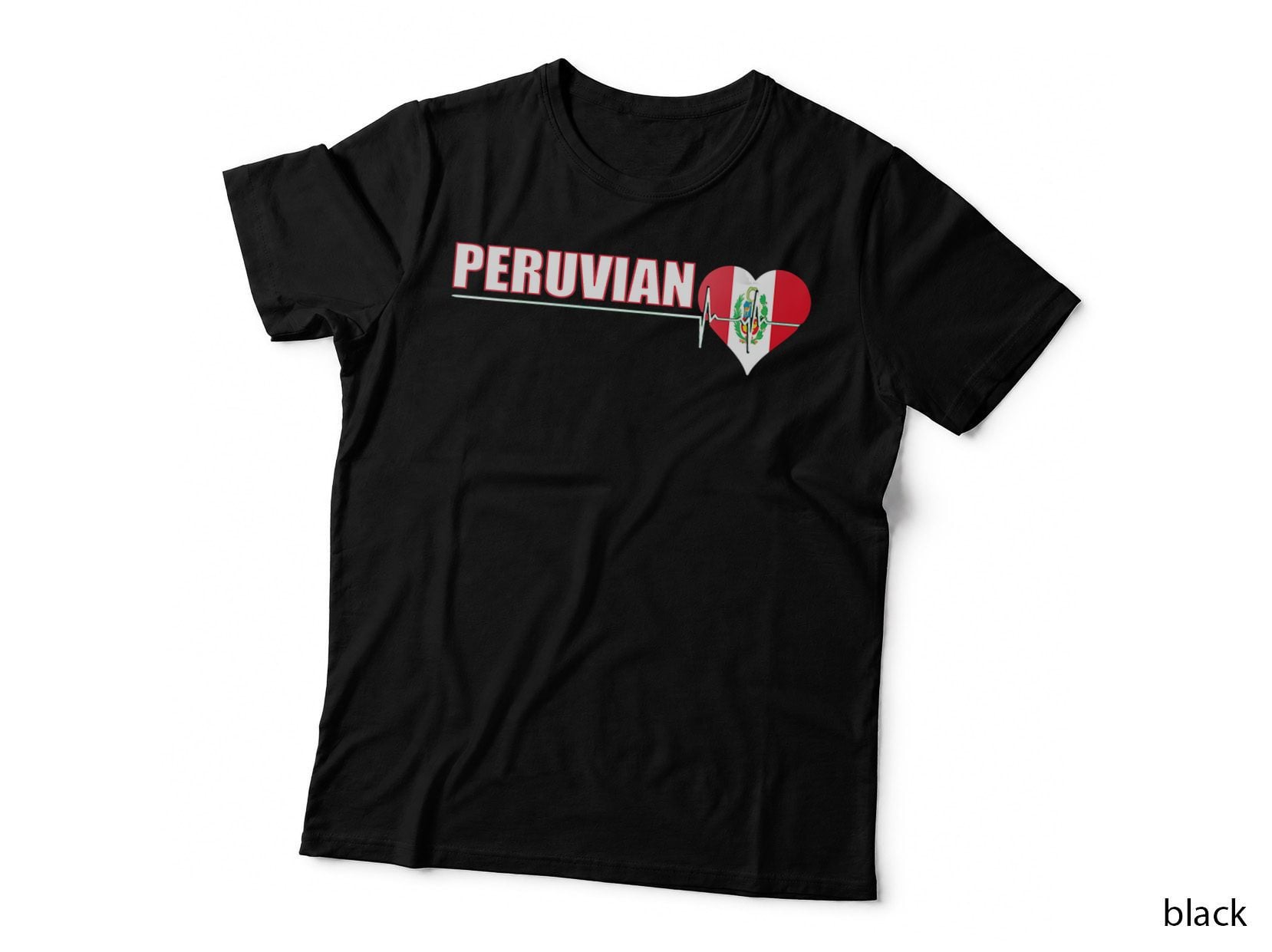 Peruvian Culture Family Roots Heartbeat Peru Citizen T-Shirt