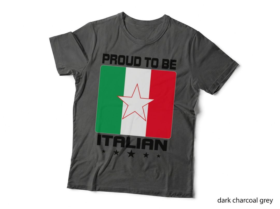 Proud to Be Italian American Heritage Italy Roots Italia DNA T-Shirt