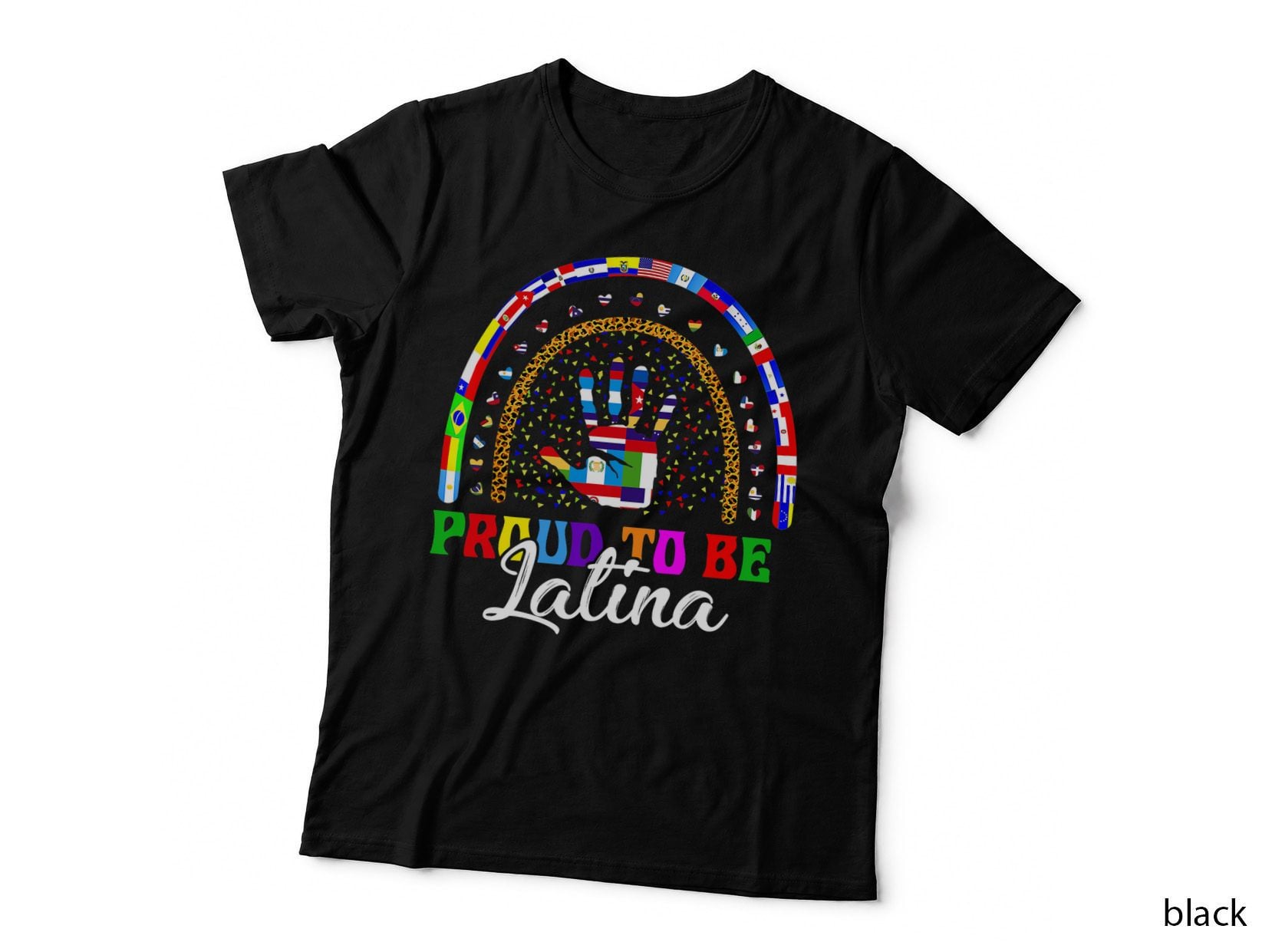 Proud to Be Latina Hispanic Heritage Month Countries T-Shirt