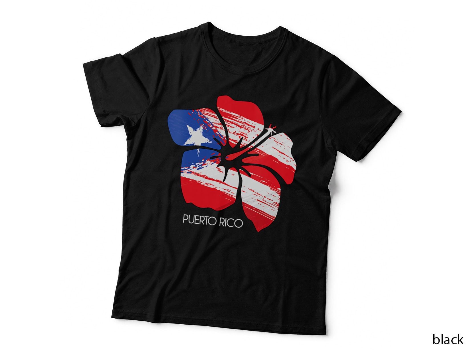 Puerto Rico Culture Roots Amapola Boricua Flag T-Shirt