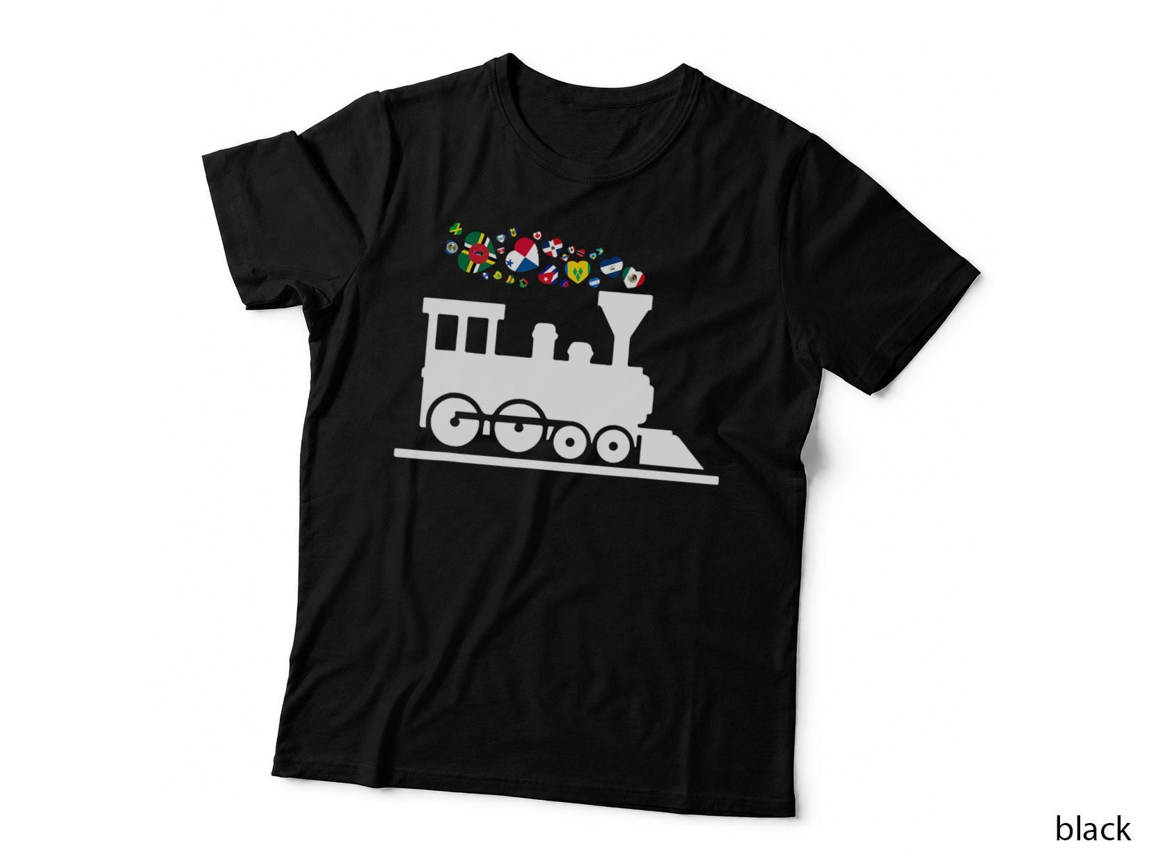 Train Latin Countries Flag Hispanic Heritage Month Culture T-Shirt