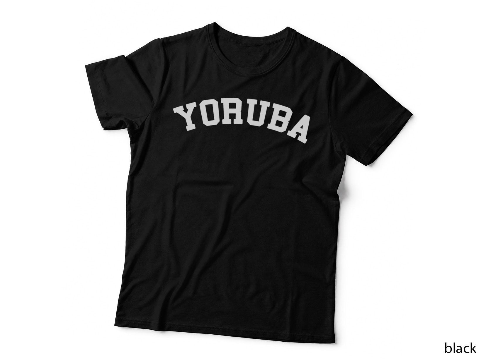 Yoruba Nigerian Culture Collegiate Letters T-Shirt