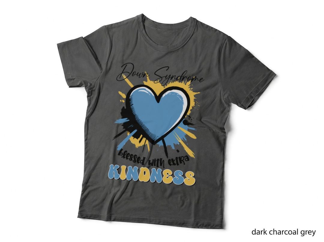 Down Syndrome Blessed with Extra Kindness Down Syndrome T-Shirt