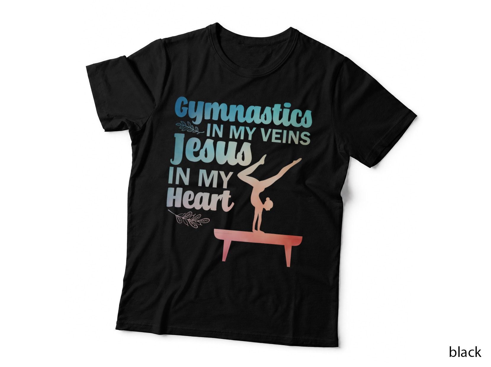 Funny Gymnastics Design for Men Women Gymnast Jesus Lovers T-Shirt