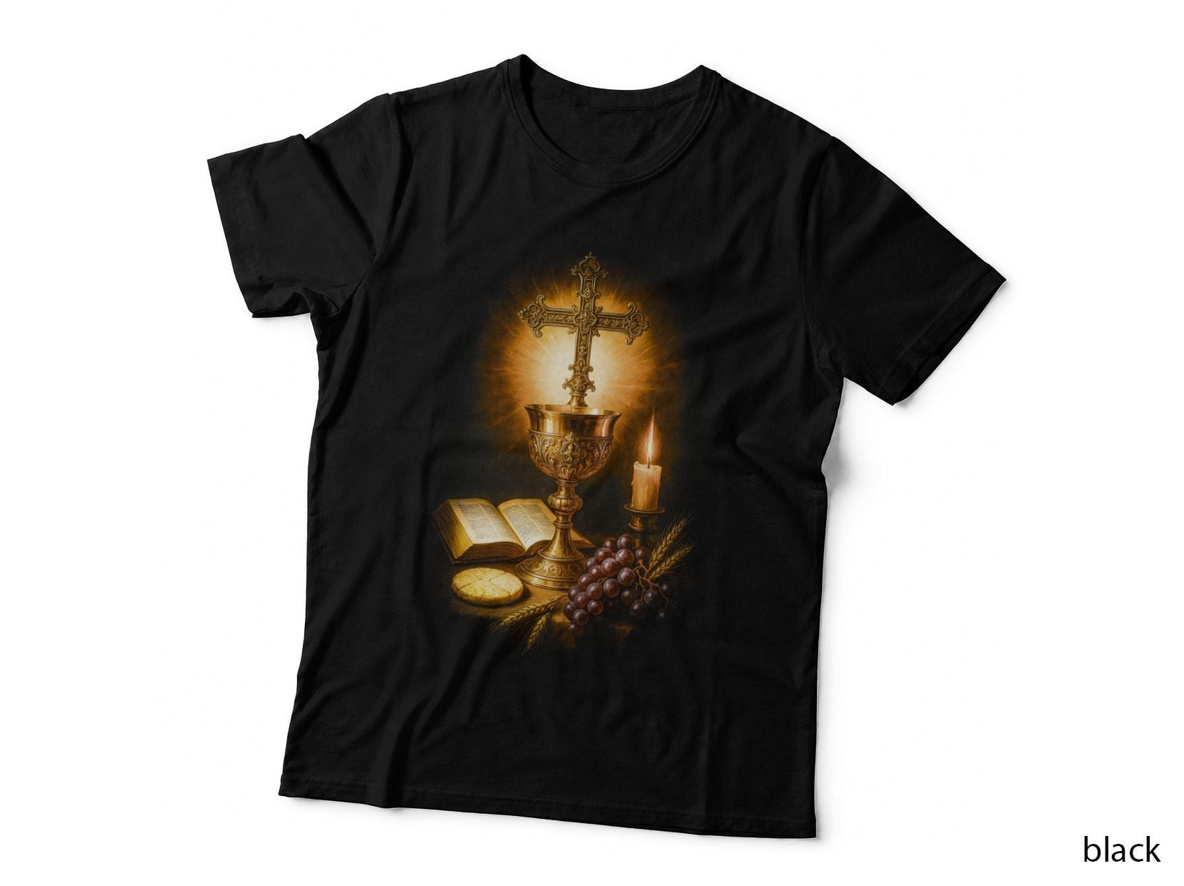 Infant Jesus T-Shirt, Halftone Holy Child Blessing Graphic Tee