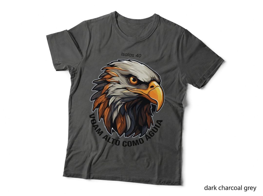Isaias 40 Eagle Portrait Brown Portuguese Strength T-Shirt
