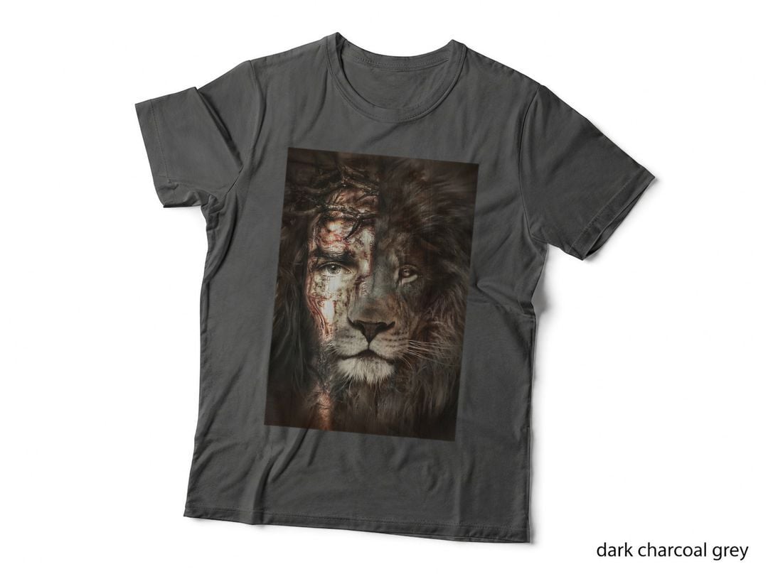Jesus and Lion Christian Gifts T-Shirt