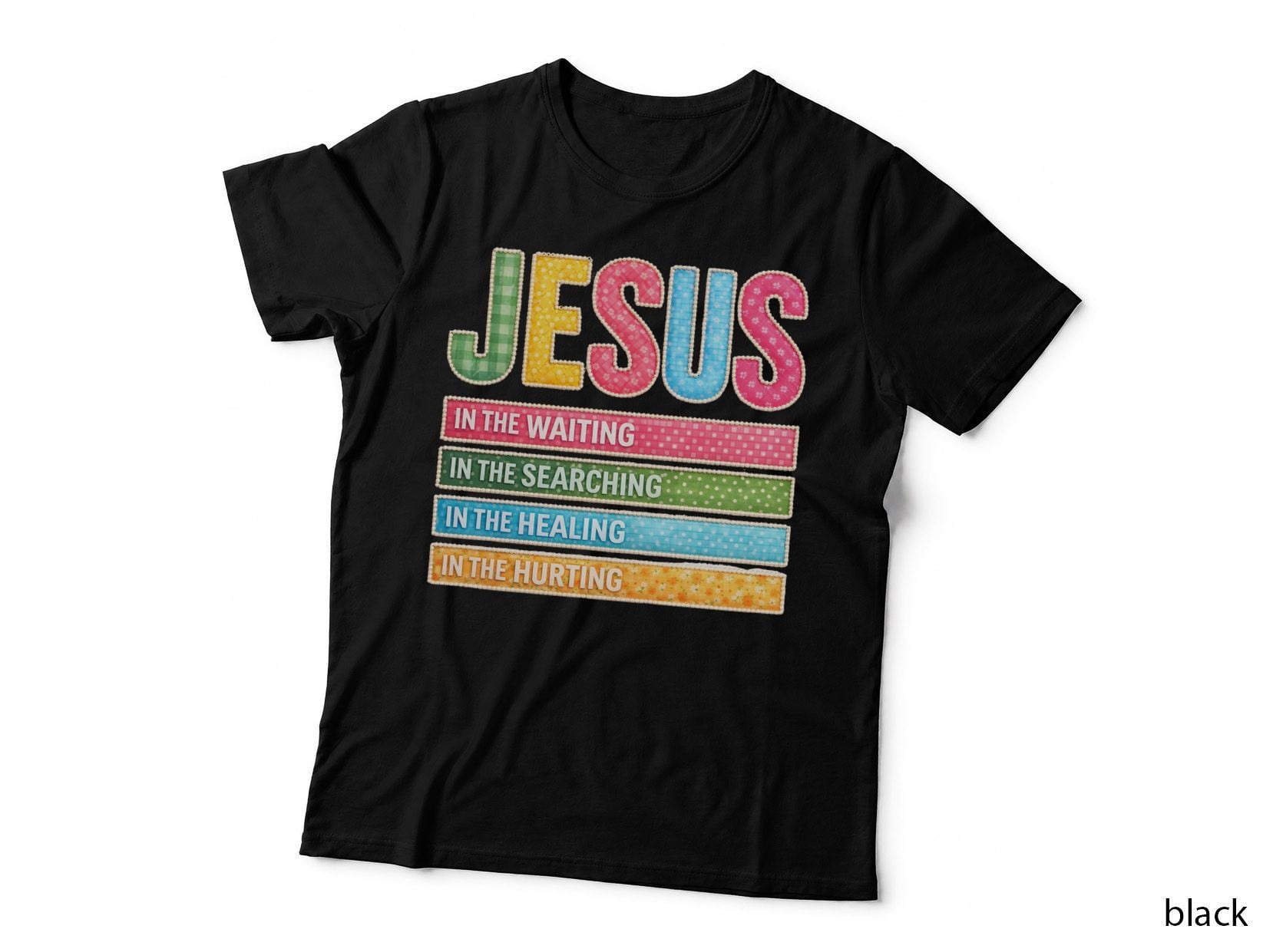 Jesus in the Waiting in the Searching in the Healing in the Christian T-Shirt