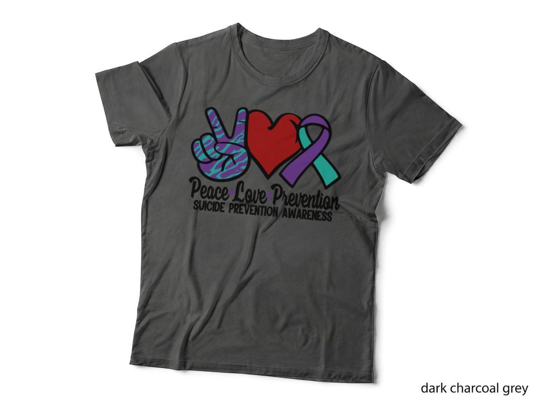 Peace Love Prevention Suicide Prevention Awareness Suicide Awareness T-Shirt