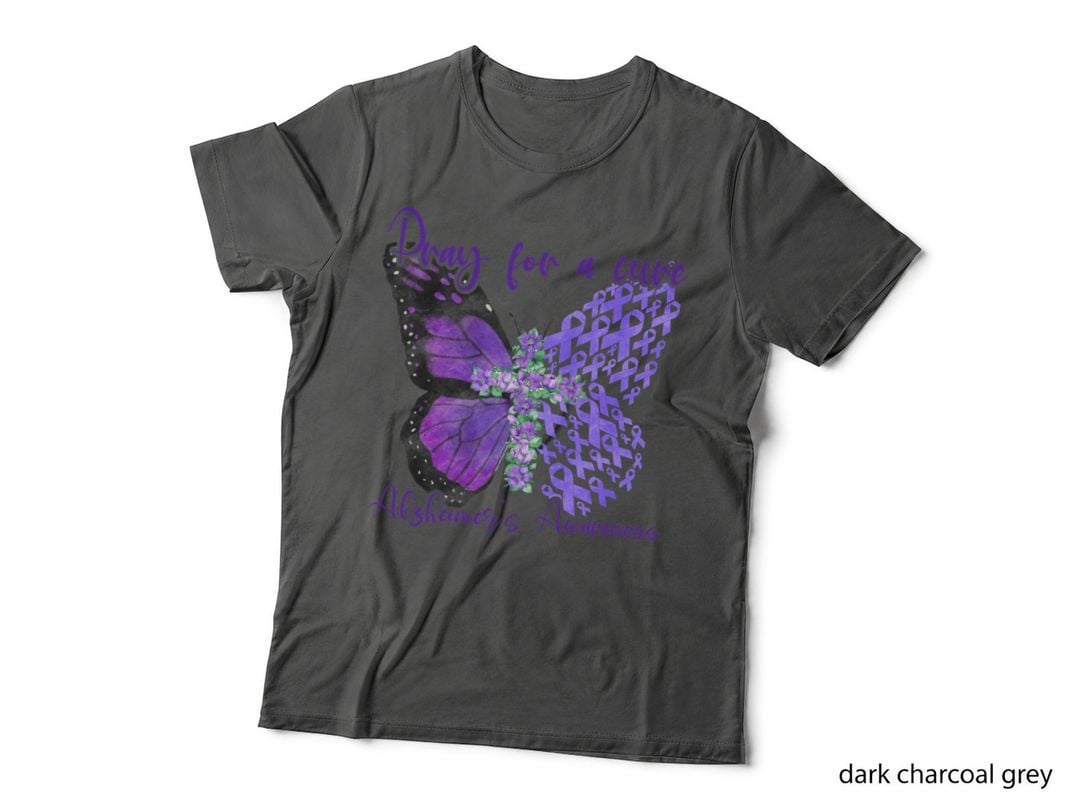 Pray for a Cure Alzheimer's Awareness Alzheimers Awareness T-Shirt