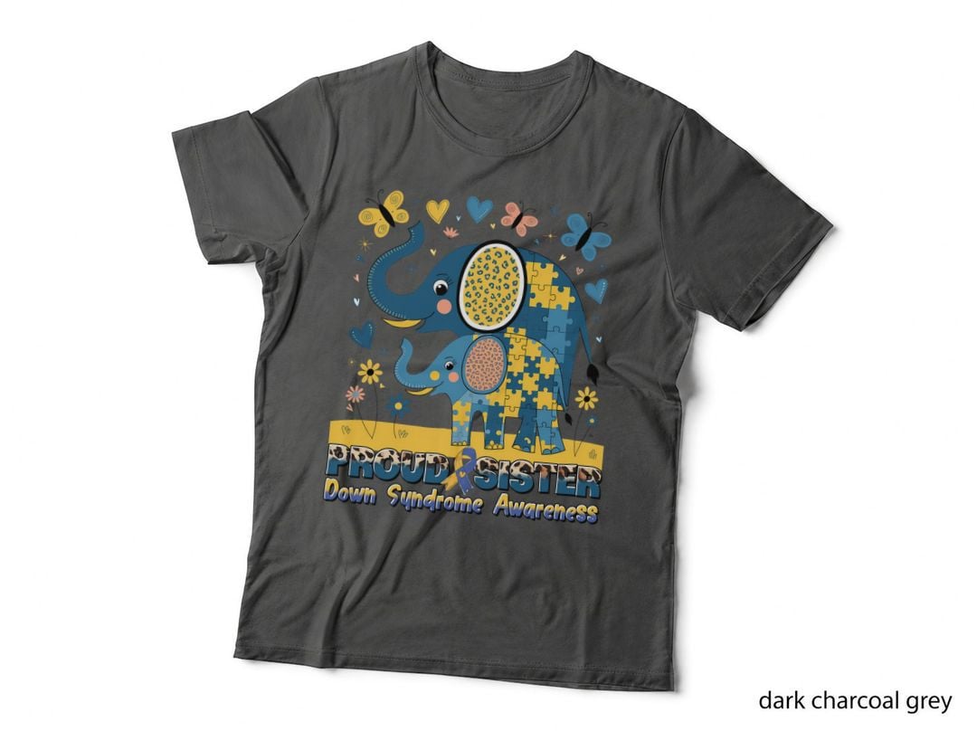 Proud Sister Down Syndrome Awareness Down Syndrome T-Shirt