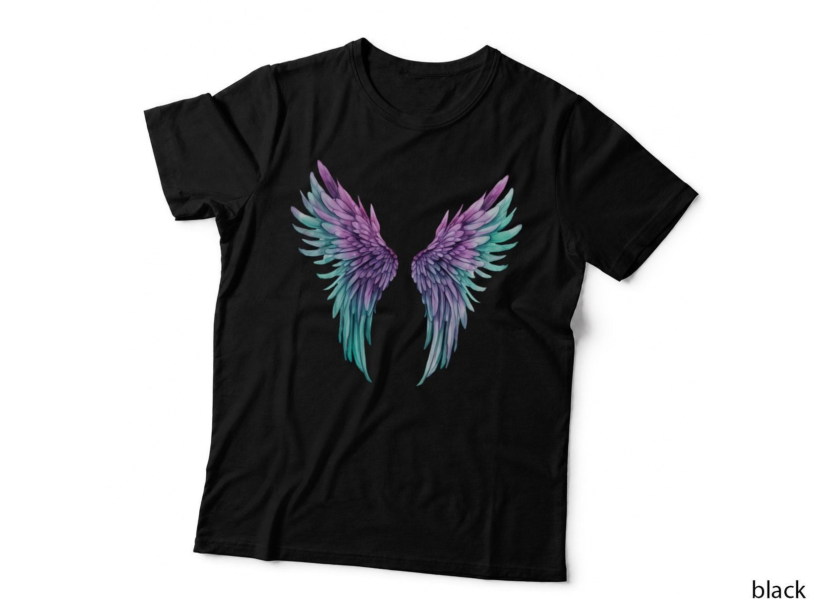 Purple and Teal Wings Suicide Awareness T-Shirt, Suicide Awareness Graphic Tee