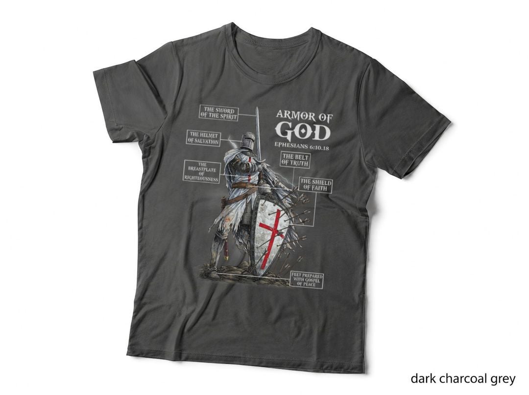 Anatomy of a Knight Templar Funny Christian Warrior of God T-Shirt