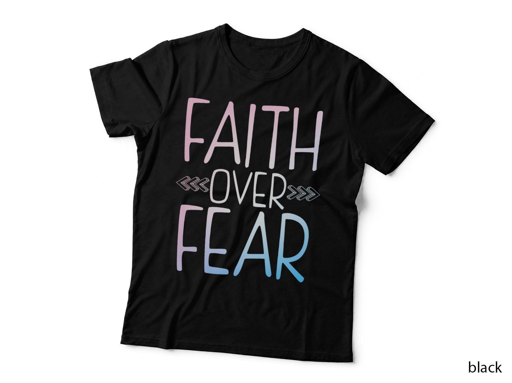 Cool Christian Art for Men Women Preacher Faith Bible Verse T-Shirt