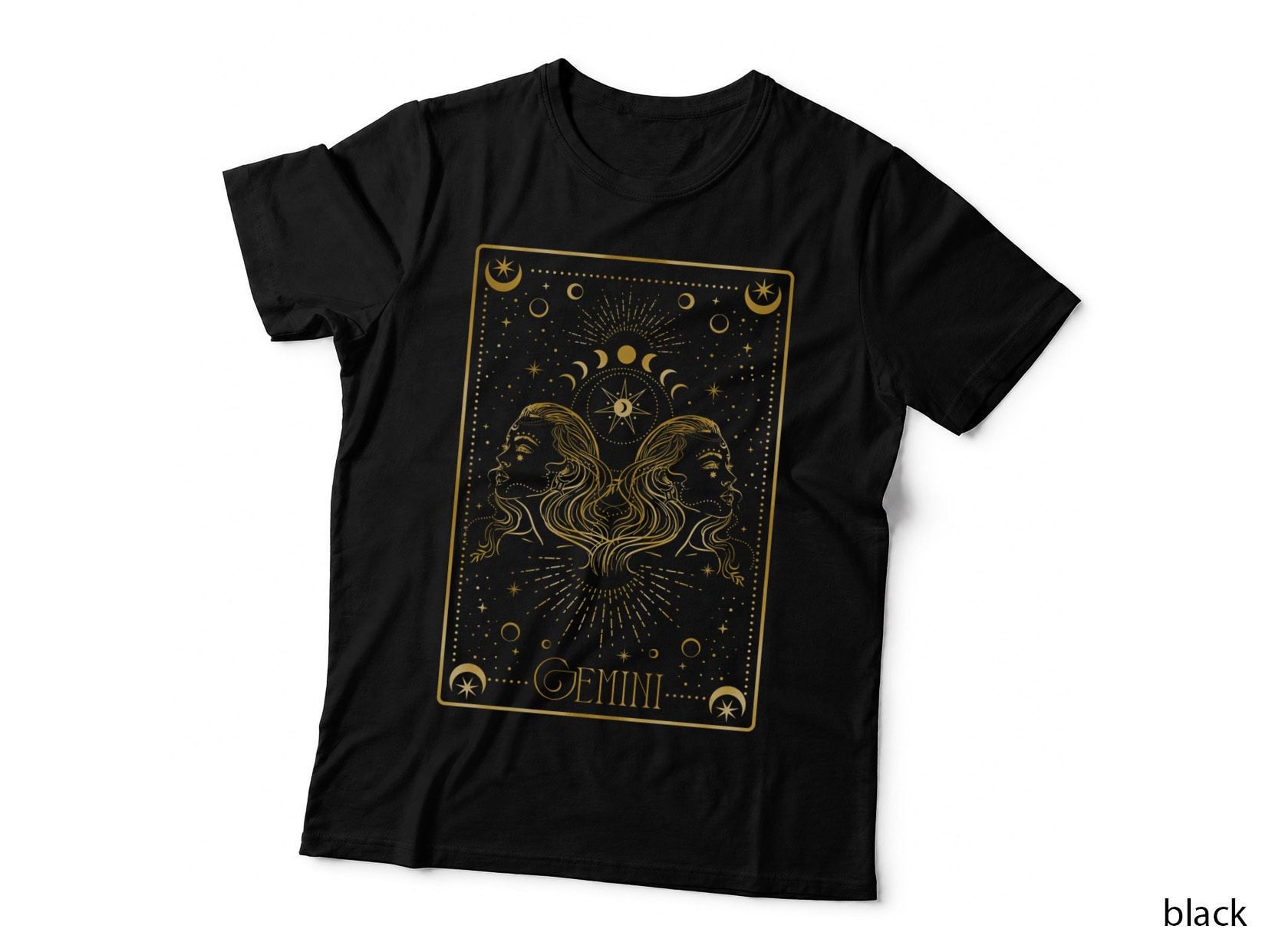 Gemini Tarot Card Horoscope Cottagecore, Dreamy Zodiac T-Shirt