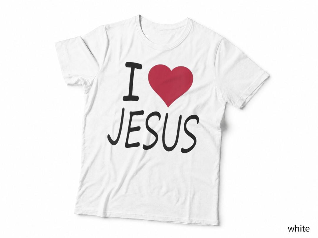I Love Jesus - Cross - Christian Religious - God - Jesus4m3 T-Shirt