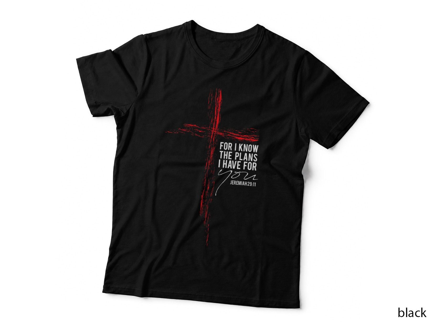Jeremiah 2911 Christian Religious Bible Verse Gifts Cross T-Shirt