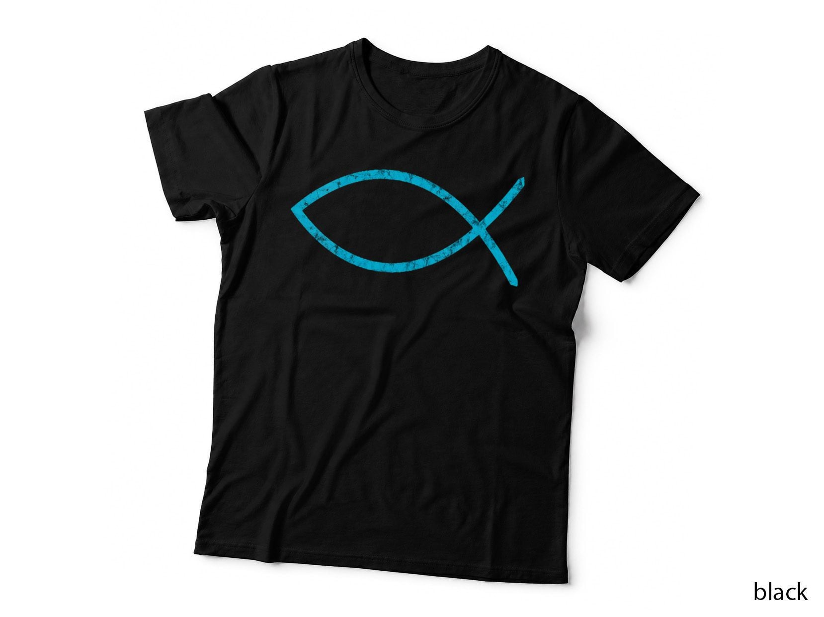 Jesus Fish Ichthys Symbol Christianity Christian Sign T-Shirt