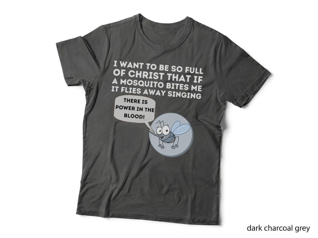 Mosquito Joke - Funny Christian Bible & Jesus T-Shirt