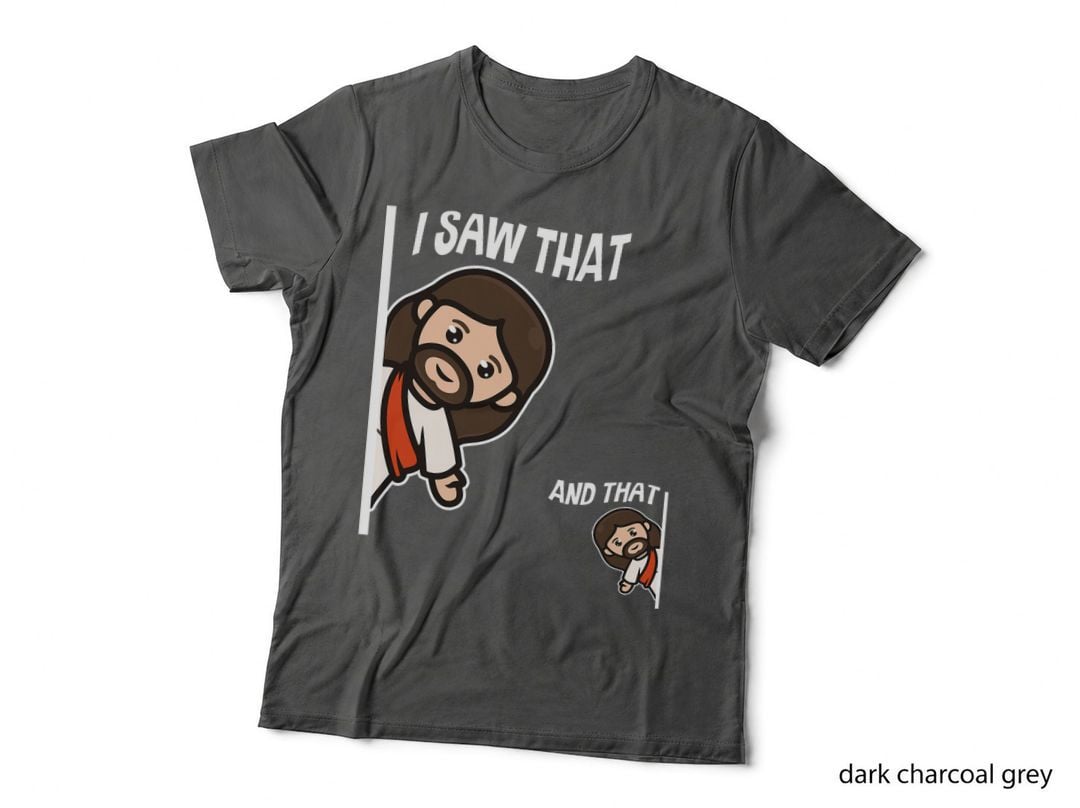 Retro Jesus Shirt I Saw That Christian Shirt Church Bible T-Shirt