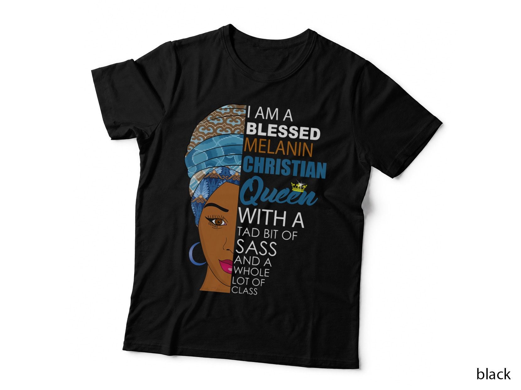 Blessed African American Christian Church-Going Woman T-Shirt