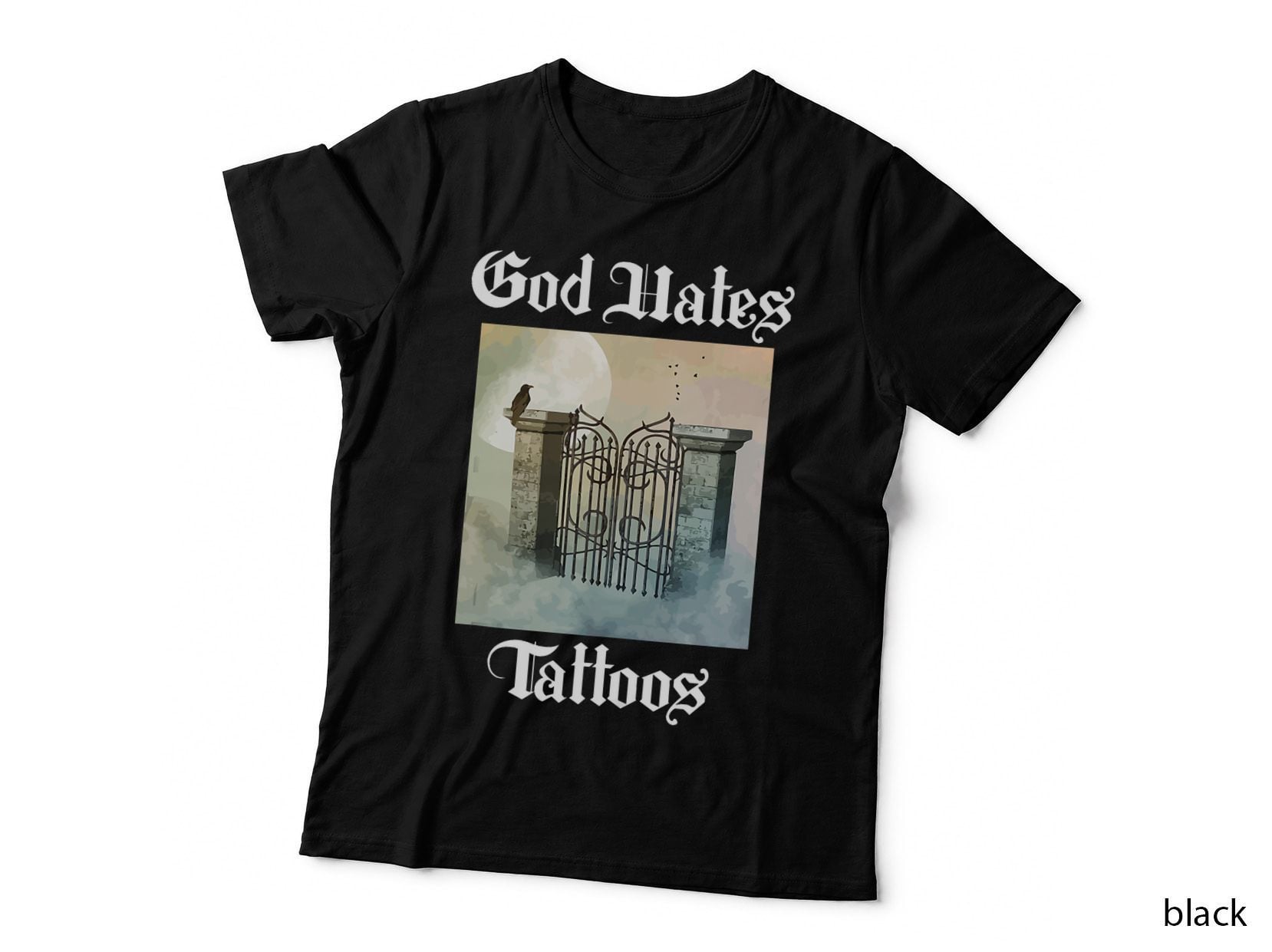 God Hates Tattoos Christian Religion Believer, Faith T-Shirt