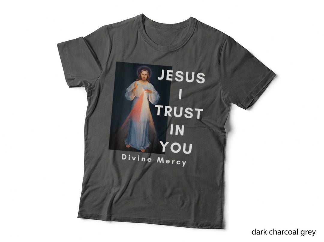 Jesus I Trust in You Divine Mercy Catholic T-Shirt