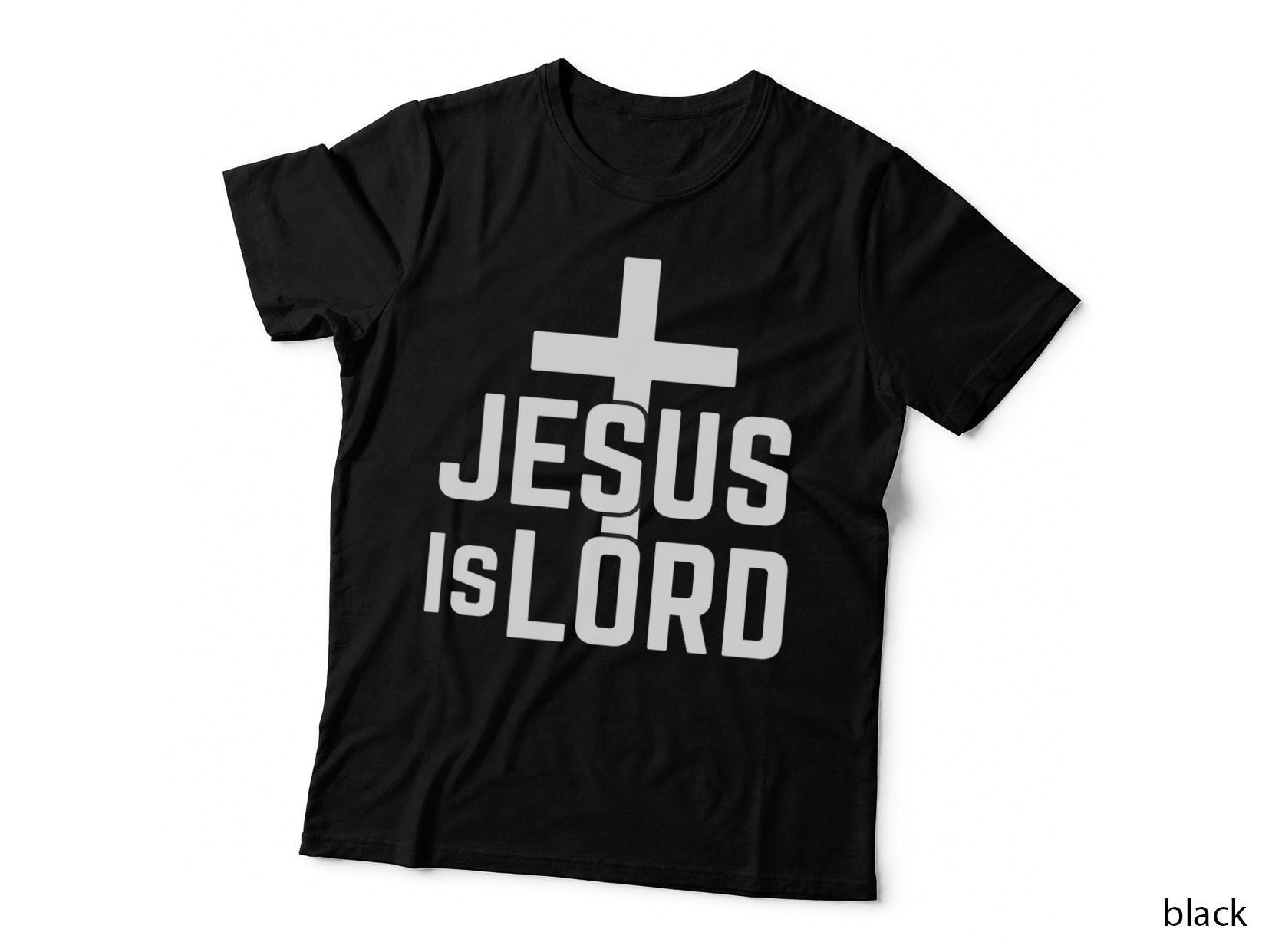 Jesus Is Lord Romans 109 Christian Cross, Religious Gift T-Shirt