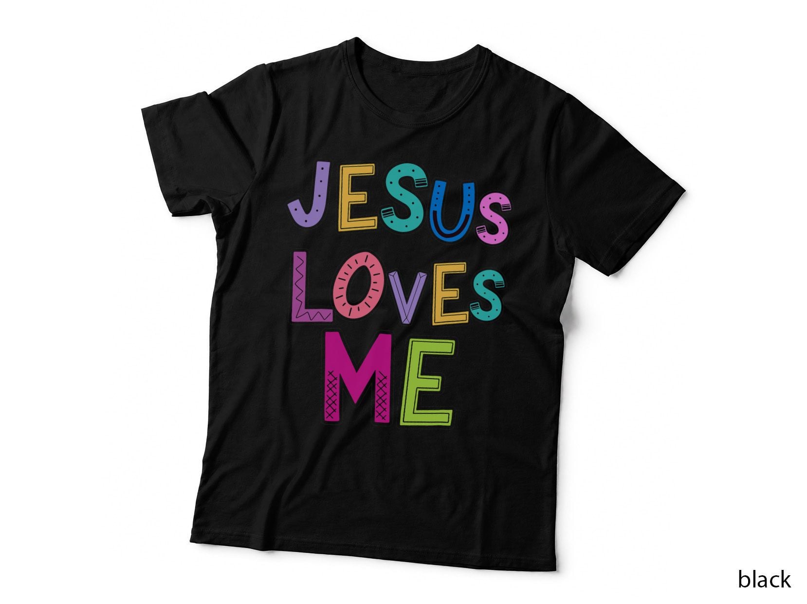 Jesus Loves Me Religious Christian Catholic Church Prayer T-Shirt