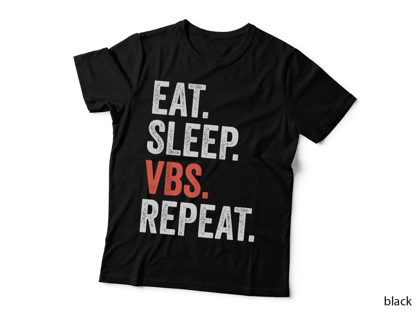 Vacation Bible School Shirt Kids, Eat Sleep VBS Repeat T-Shirt