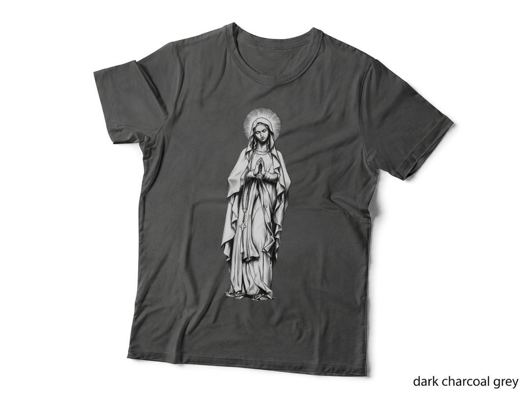 Vintage Virgin Mary Christian Tattoo, Faith T-Shirt