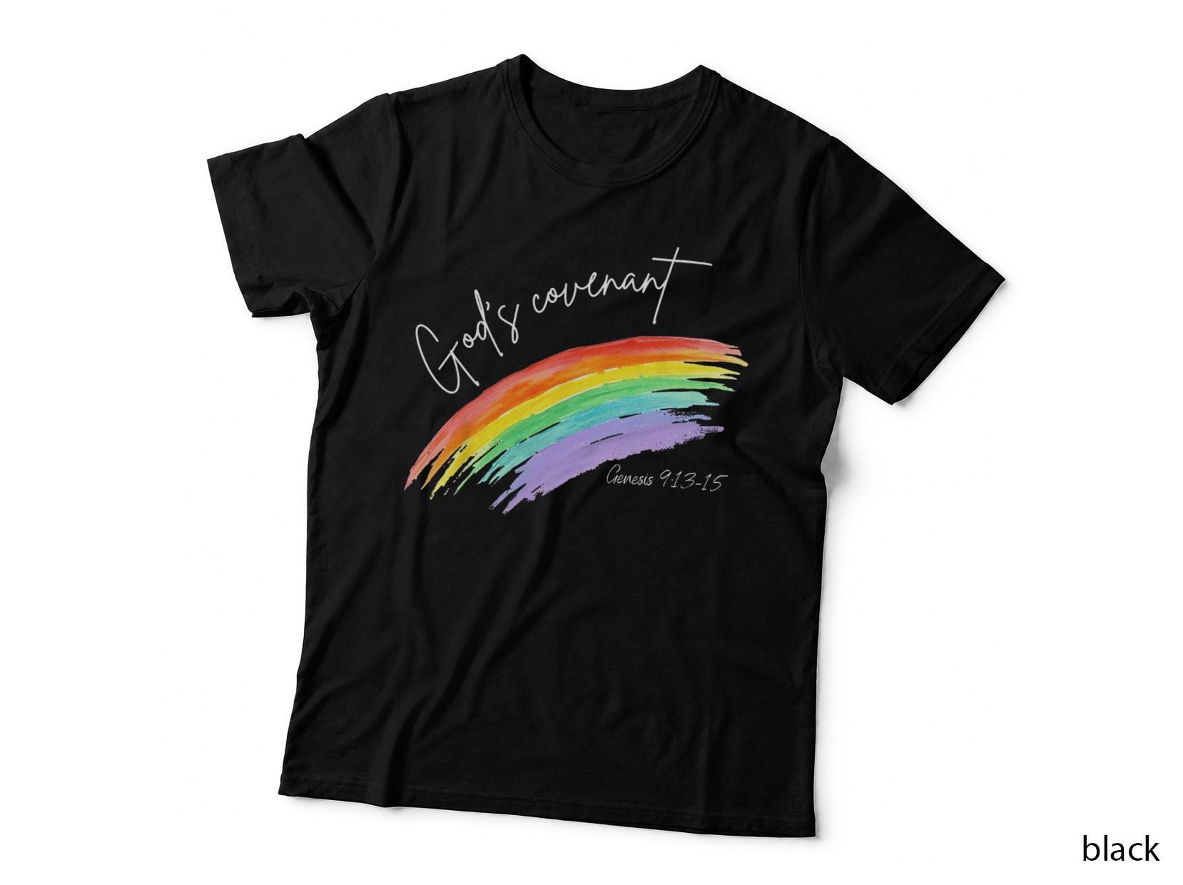 God's Covenant Genesis 913-15 Rainbow God's Believers T-Shirt