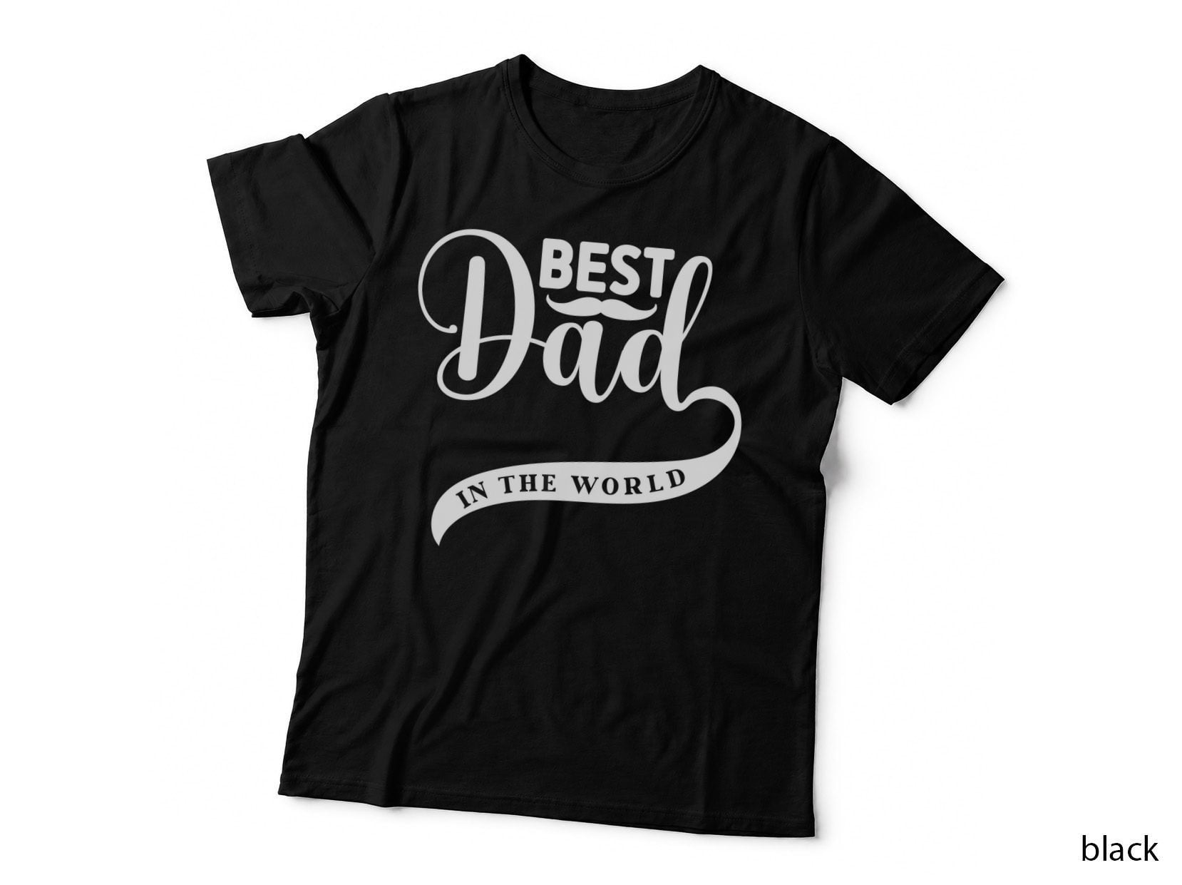 Best Dad in the World Fathers Day T-Shirt, Father's Day Celebration Graphic Tee