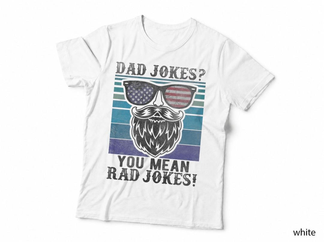 Dad Jokes You Mean Rad J0kes! Fathers Day T-Shirt