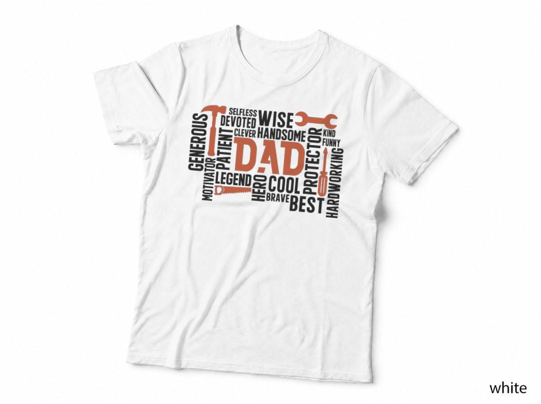 Dad Selfless Devoted Wise Handsome Kind Funny Protector Fathers Day T-Shirt