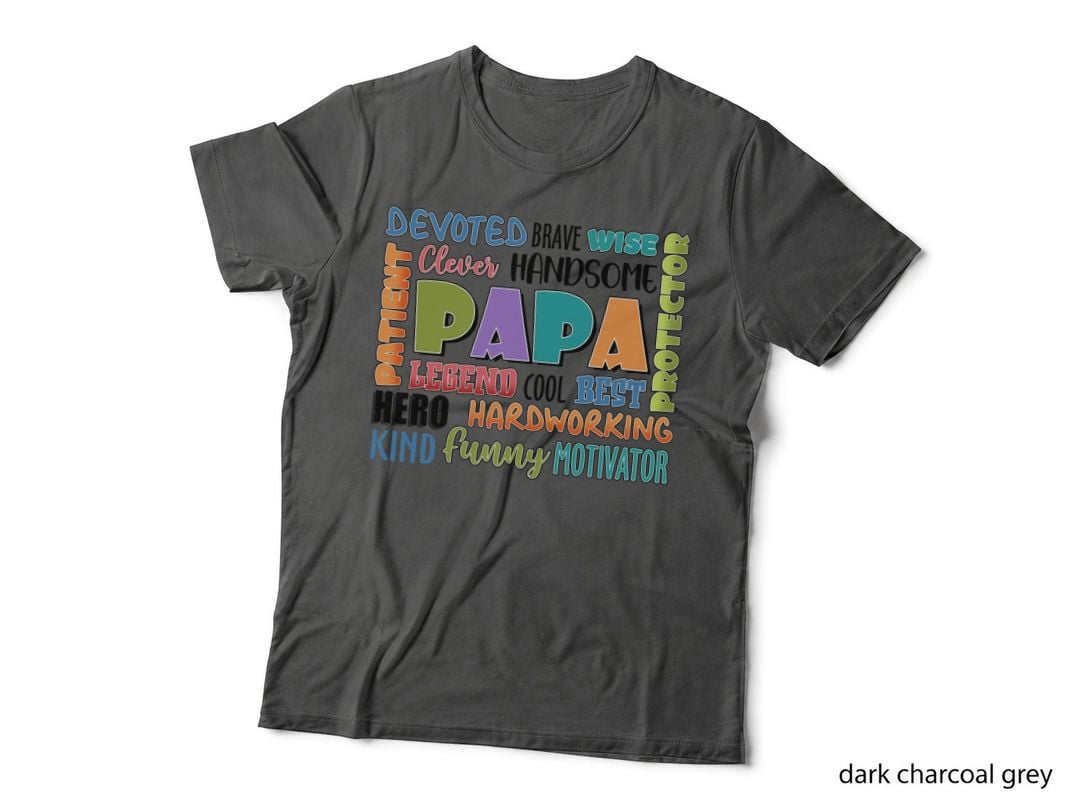 Devoted Brave Wise Clever Handsome Papa Legend Cool Best Fathers Day T-Shirt