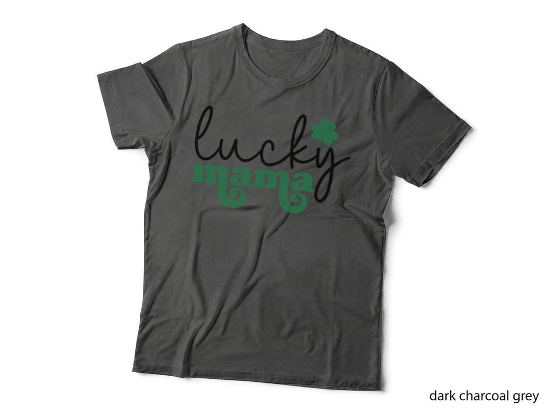 Lucky Mama St Patricks Day T-Shirt, St. Patrick's Day Themed T-Shirt Graphic