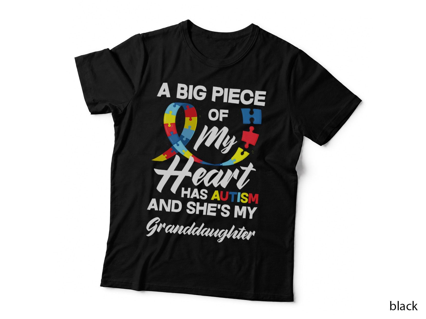 Autism Grandma Grandpa Autistic Granddaughter Autism T-Shirt