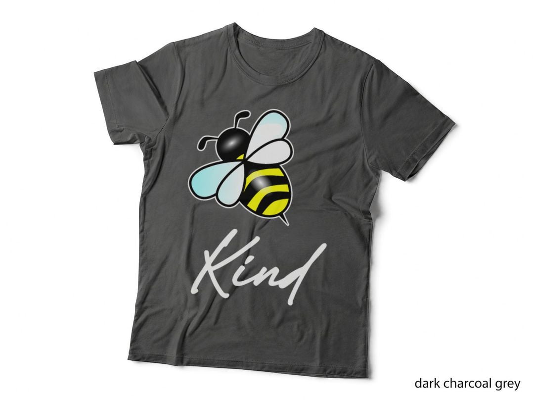 Bee Kind Funny Cartoon Novelty for Women Men Mom Bee T-Shirt