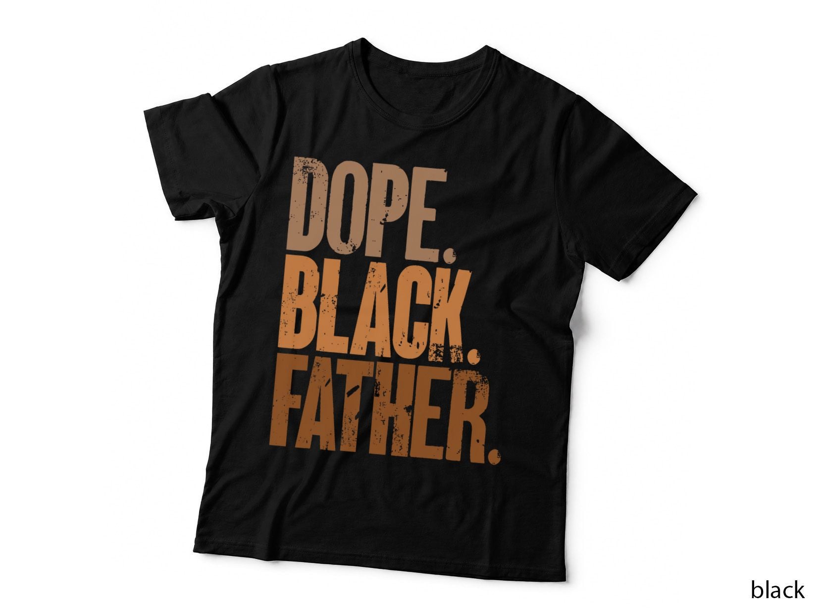 Black Dad Dope Black Father Fathers Day, Men's Gift, Present T-Shirt