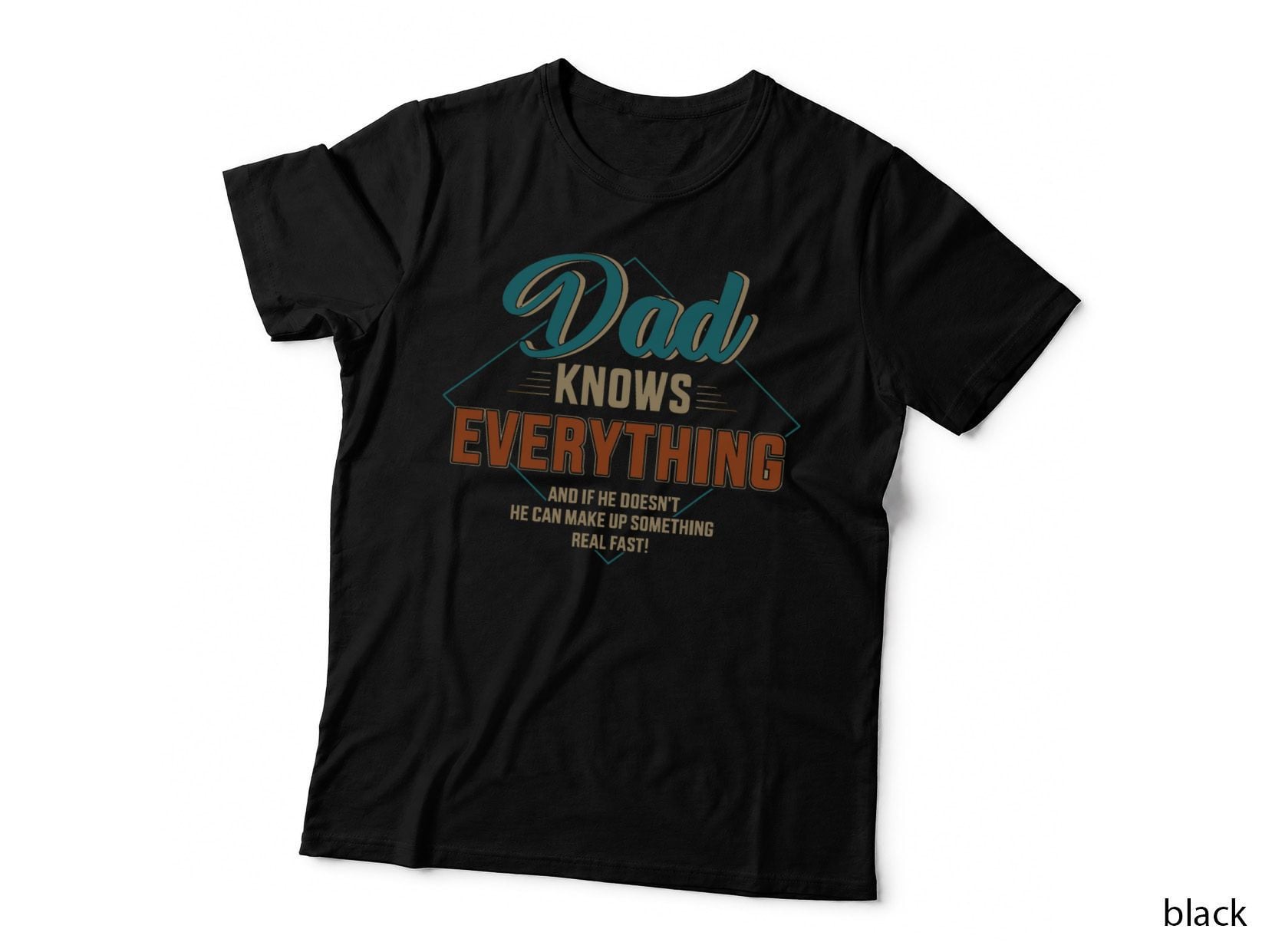 Dad Knows Everything Vintage for Father's Day, Dad Gift, Funny Dad T-Shirt