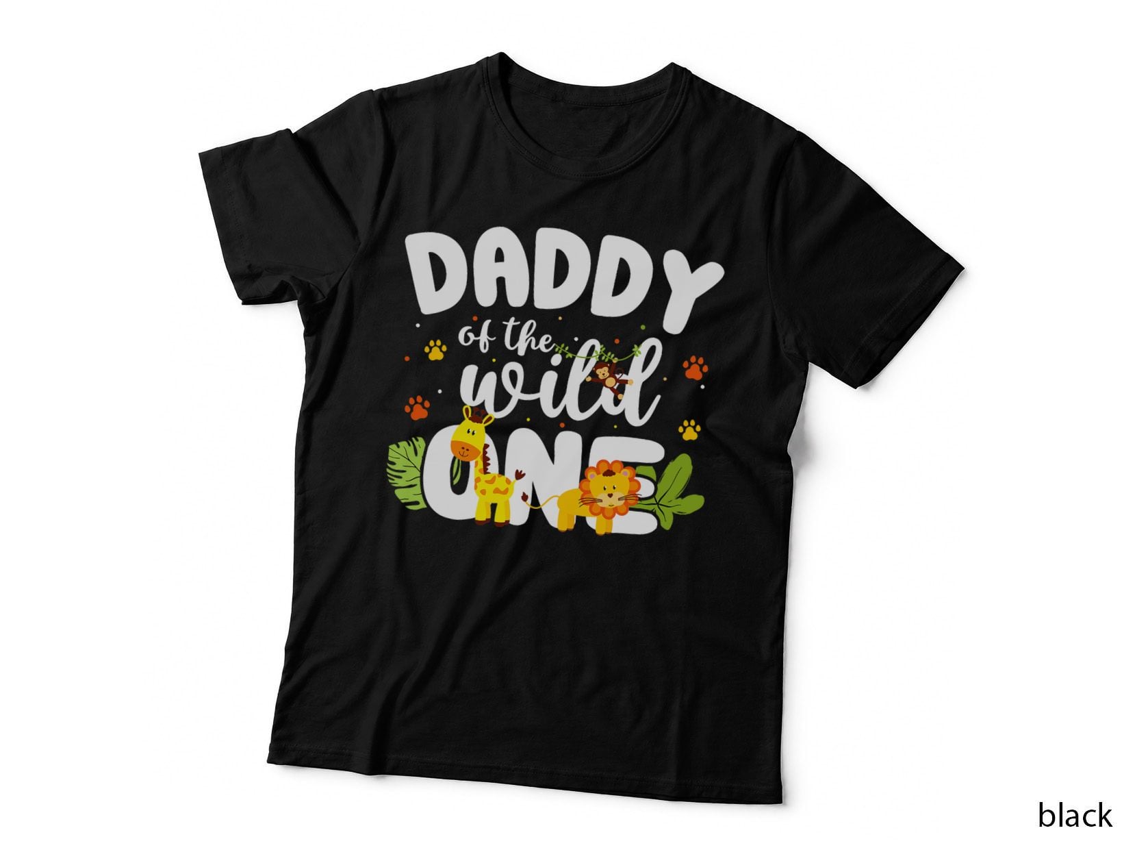 Daddy of the Wild One Dad Zoo Birthday Safari Jungle Animal T-Shirt