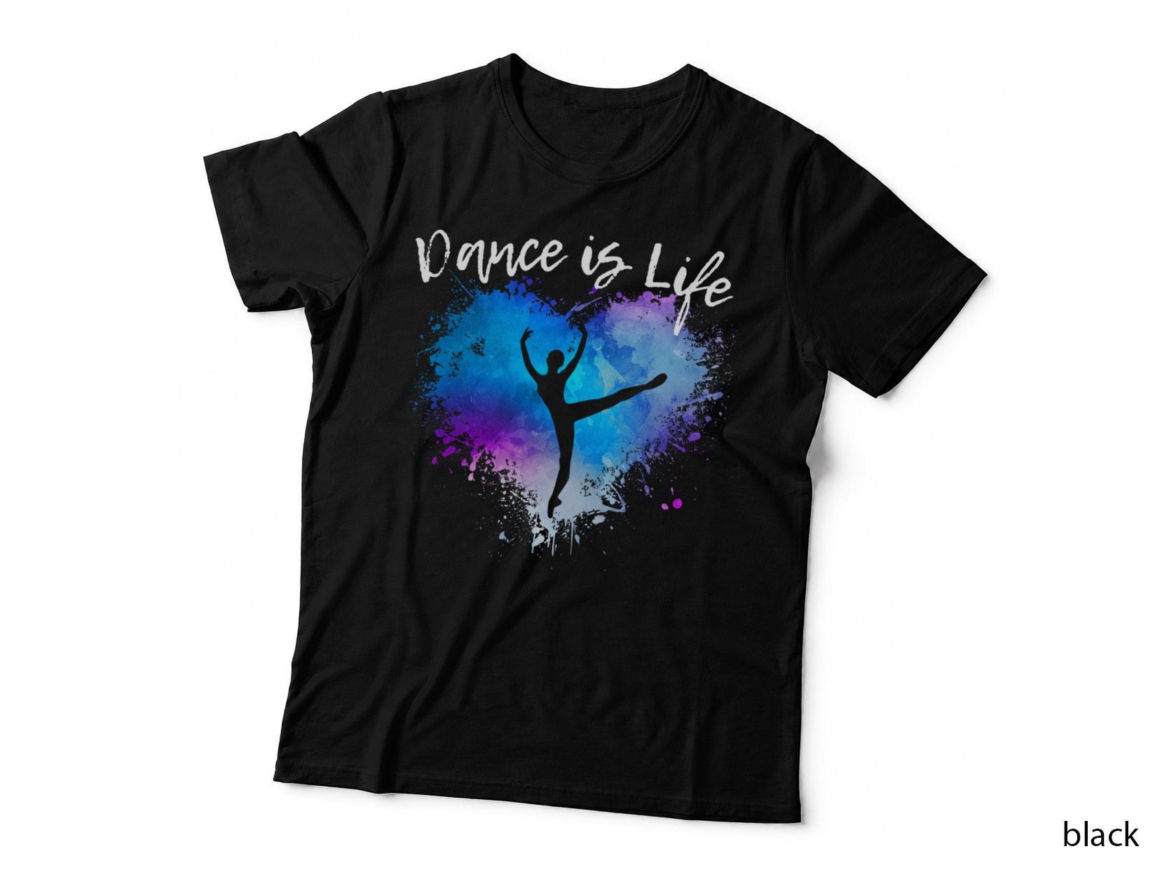 Dance Is Life Ballet Dancing Ballerina Teen Tween Girl Mom T-Shirt