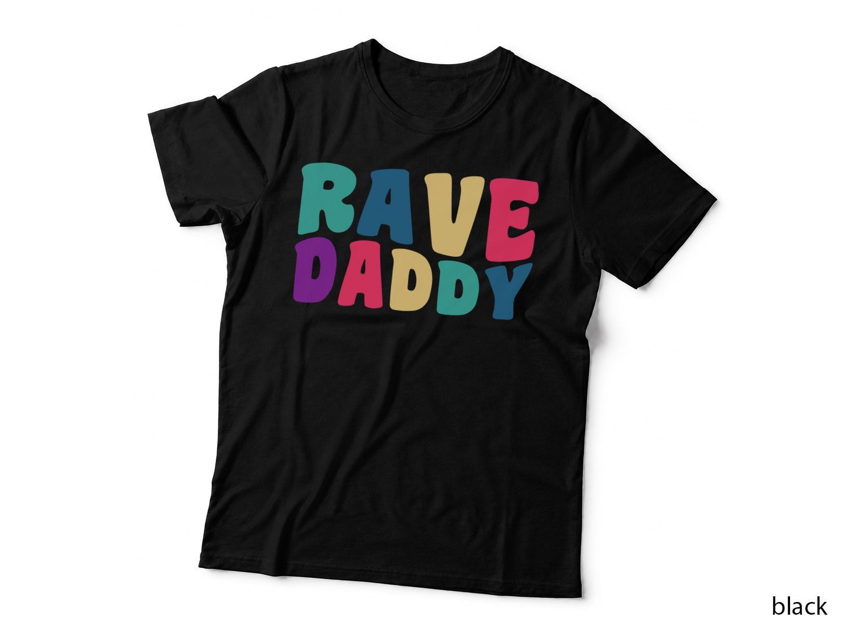 Rave Daddy - Retro Groovy EDM Festival T-Shirt